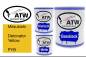 Preview: Mitsubishi, Detonator Yellow, PYB: 1L Lackdose + 1L Klarlack + 500ml Härter - Set, von ATW Autoteile West.